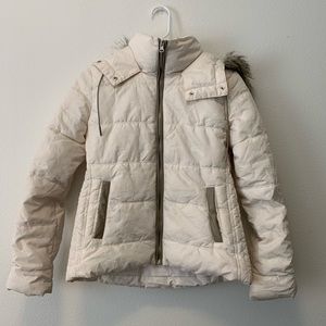 White Water Proof Warm Winter Coat Puffer Jacket